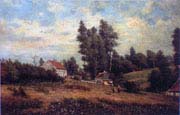 landscape with farms